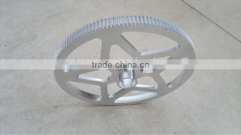 Good smooth precision titanium gear ring with CNC Hobbing