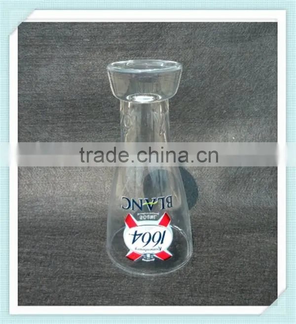 Handmade Kronenbourg 1664 beer glass cup 500ml 1664 beer glass cup for sale
