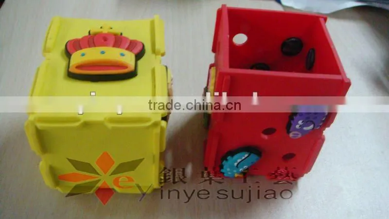 soft pvc pen holder for promotional gifts use