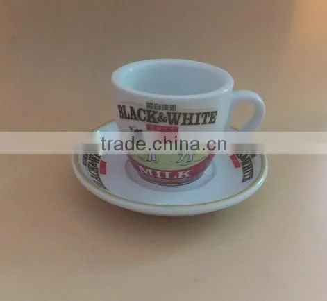 Custom design cup and saucer set porcelain tea cup sets ceramic cup sets