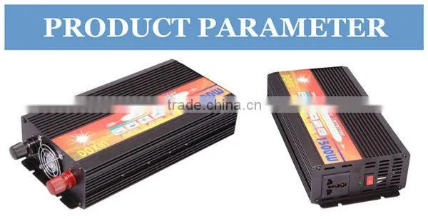 HOT Pure Sine Wave DC 24v to AC 220v 1000W Power Inverter with charger&ups