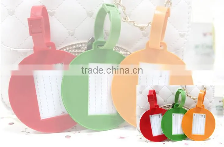 PVC luggage tags with customer customize debossed logos & various colors or shape