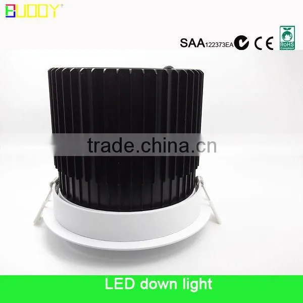 2015 HOT SALES dimmable Sharp 30w led downlight( Cutout: 140mm ) waterproof IP65