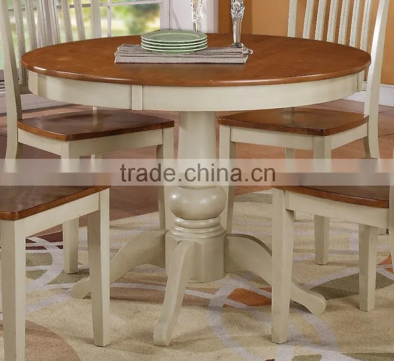 Factory price french restaurant furniture dining table and chair