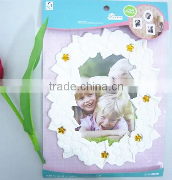 flower frame wall stickers art decor