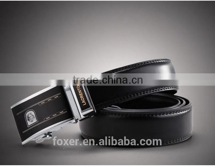 wide leather belt without holes men's belt