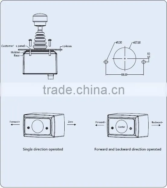 HJ21hand joystick industrial joystick controller