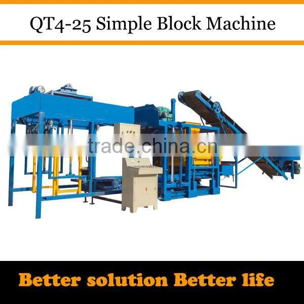 table cement brick making machine qt4-25 dongyue machinery group