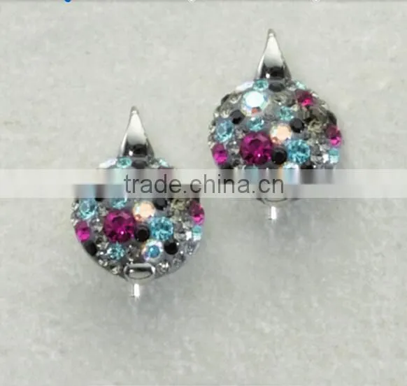women's crystal stainless steel earrings for party