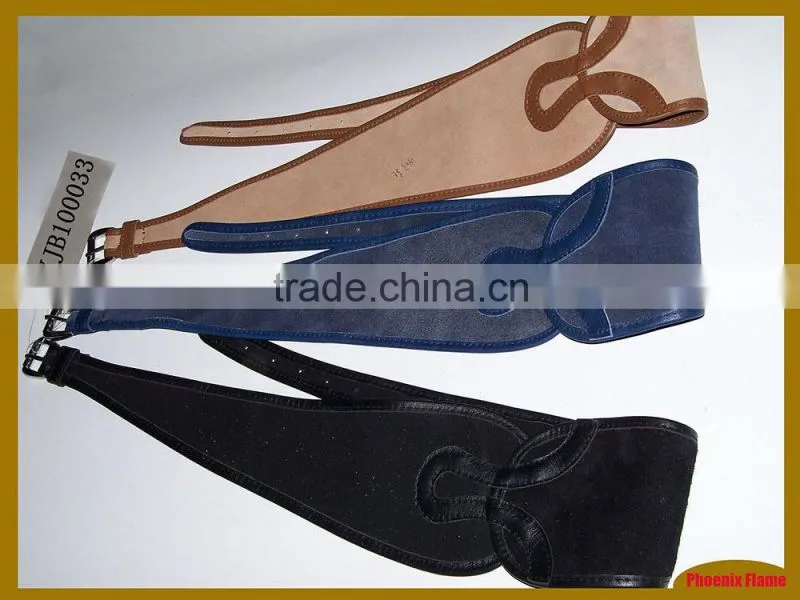 waist belt with wide front-pu buckle
