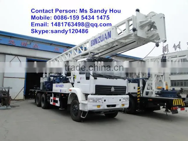 400 meters truck mounted water well rig factory