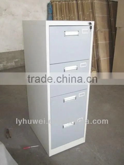 Aluminum alloy hand-clasping 4 drawers file cabinet