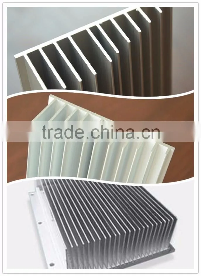 Aluminium alloy heat sink profiles