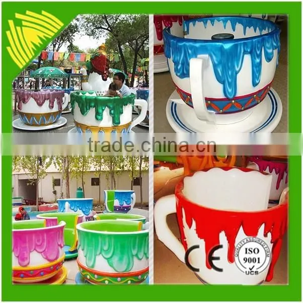 Outdoor Playground Coffee Cup Rides; Coffee Cup Amusement Rides For Sale