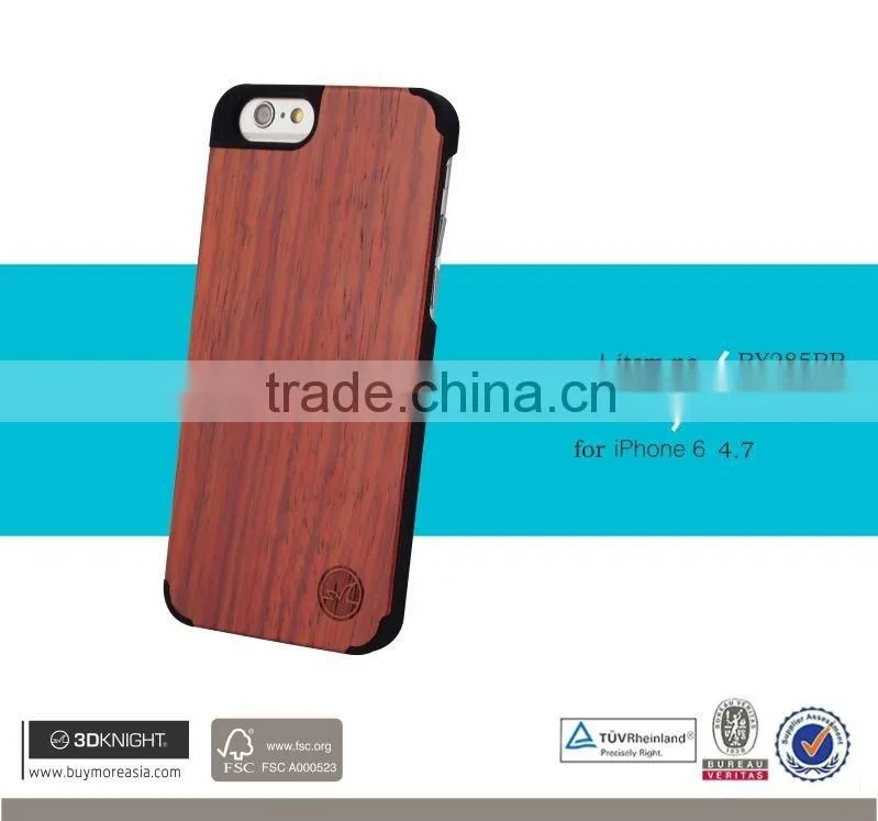 For Cases iPhone New Arrive, Free Sample Blank Wood Bamboo Phone Bumper Cases for Custom iPhone 6s