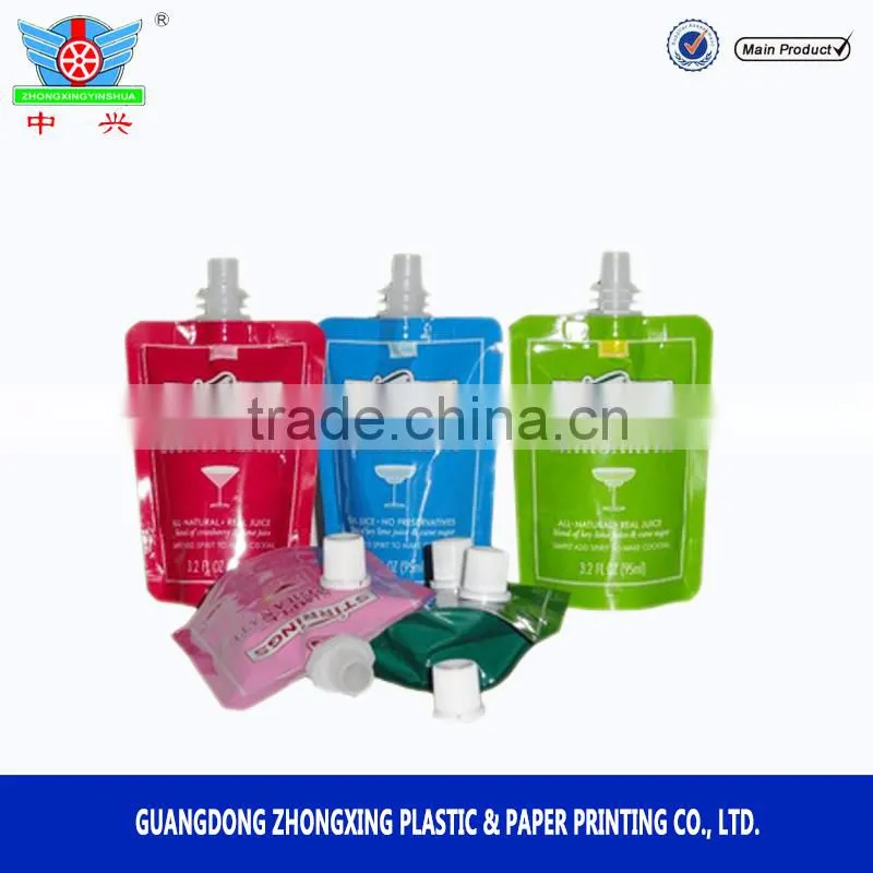 polythene bags/polythene spout bags/polythene bags for food packaging