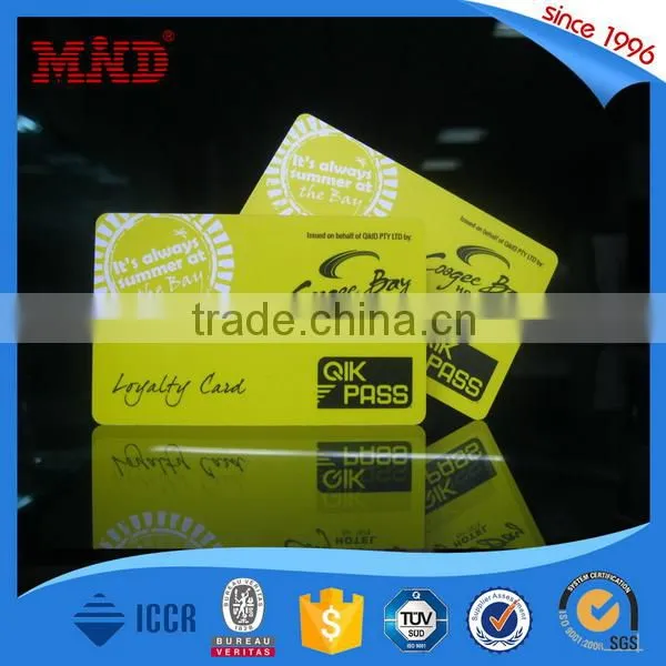 MDP283 inkjet VIP Barcode Card en13 barcode membership card