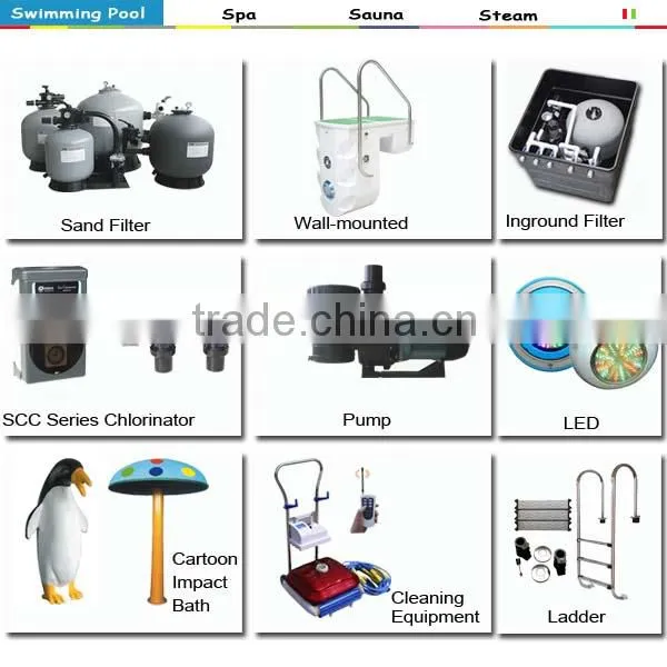 Hot Sale Swimming Pool Equipment Wall Mounted Filter, Integrated Swimming Pool Filter PK8026