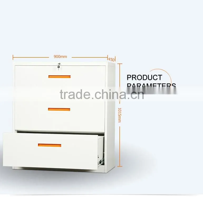 2016 Longli Office Cabinet White Lateral File Cabinet