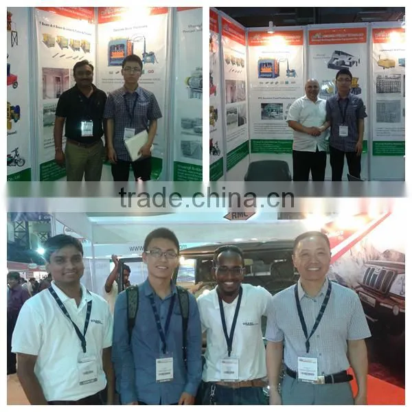 QT40-1 Concrete curbstone making machine concrete color interlocking blocks making machine colour interlock bricks maker