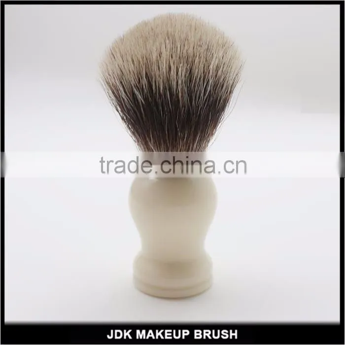 Milk White Color Resin Handle Silver Badger Hair Shaving Brush Wholesale Shaving Brushes Shaving Brush Knot