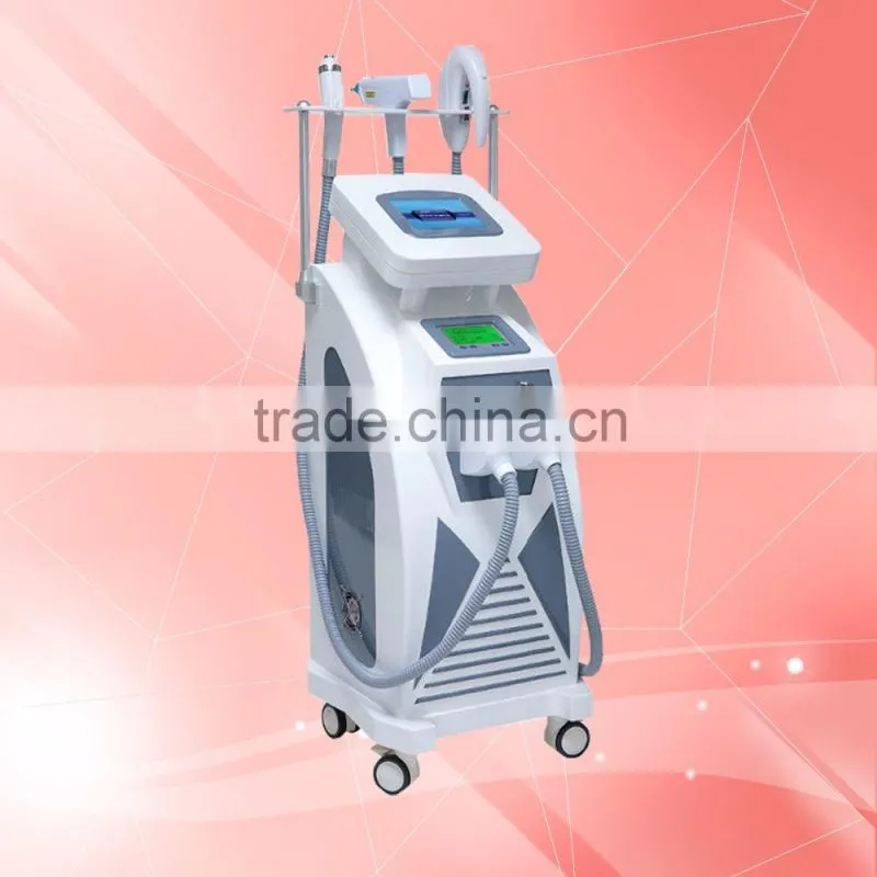 Multifunction CE approved E-light +OPT skin rejuvenation SHR hair removal machine