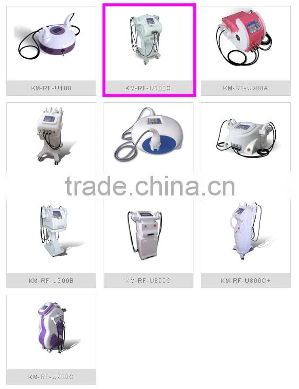 KM-RF-U100C Ultrasonic cavitation &rf&vacuum slimming equipment