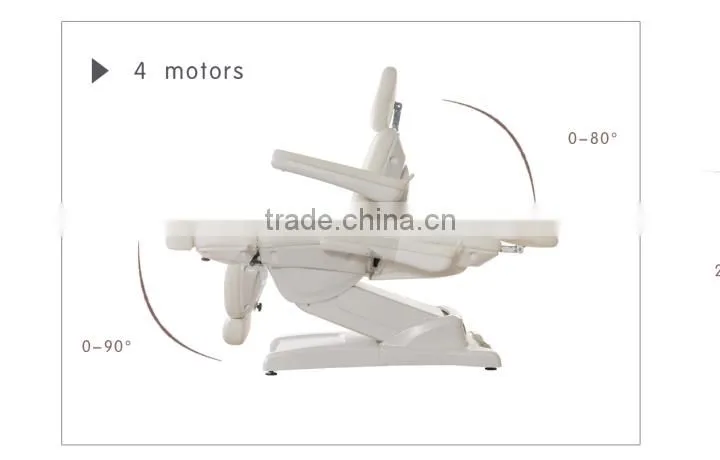 High quality salon furniture electric massage bed with 4 motors