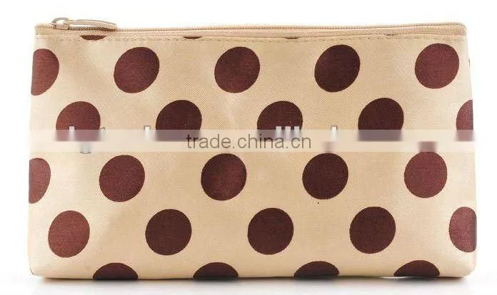 Small PVC cosmetic bag with mirror