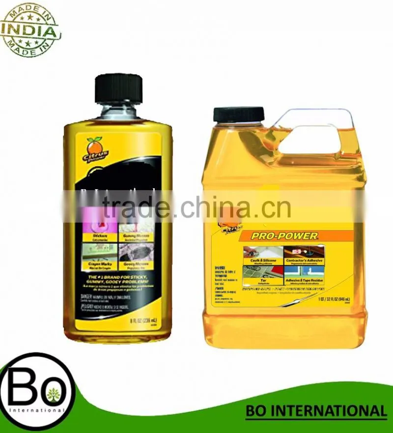 Removes stickers, grease, gum, tar, crayon & tape