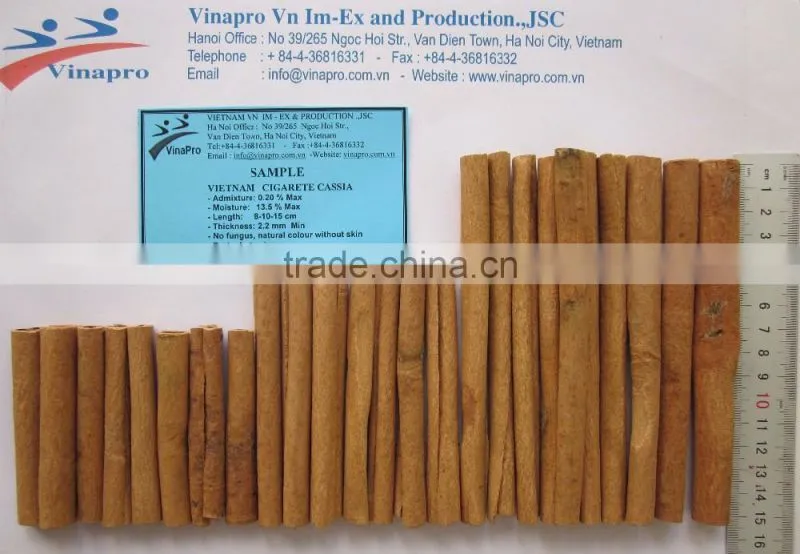 VIETNAM VINAPRO CIGARETTE CINNAMON - MAIN MANUFACTURER