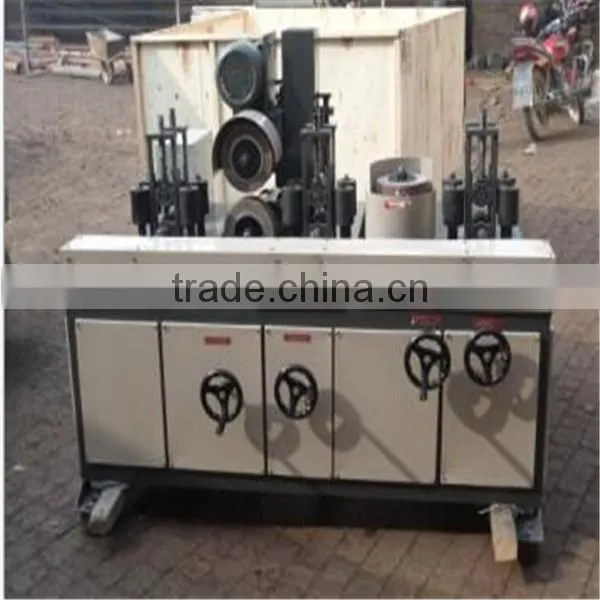 professional and have patent 3mm-160mm rectangle pipes rust removing machine