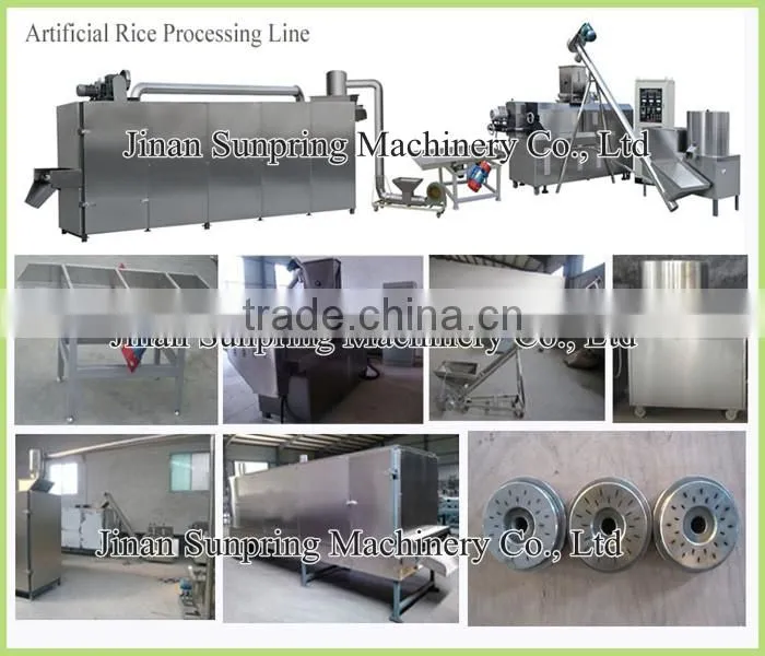 Hot Sale Twin Screw Artificial RIce Machine, Instant Rice Production Line With Best Price In China