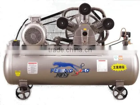 construction belt driven piston air compressor low noise