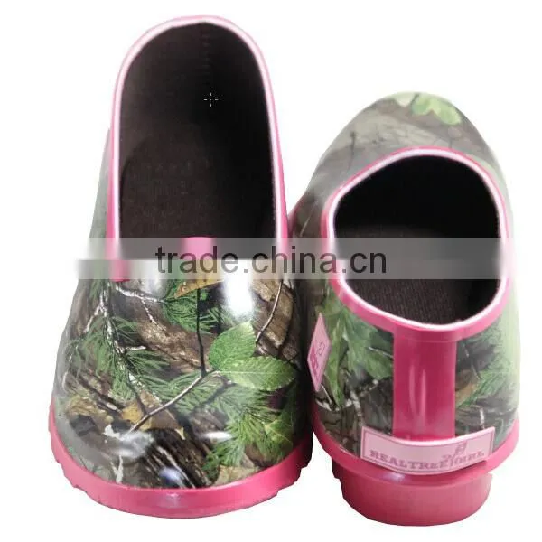 Women Rubber Garden Shoe,Lightweight Waterproof Rubber Boots,Lightweight Ankle Boots