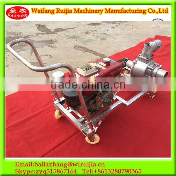 Agriculture Machinery 8hp water cooled diesel engine and hand push type irrigation water pump