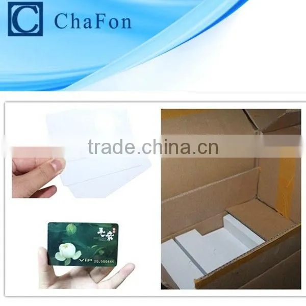 125khz blank pvc id card with PVC /PET Material