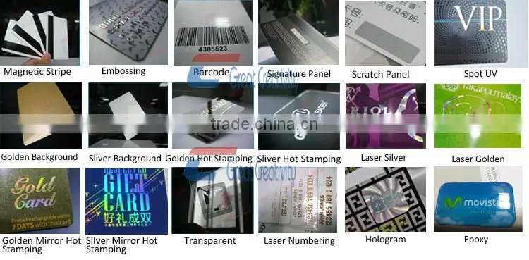 Hybrid 125 kHz ATA5577 + UHF ISO PVC card
