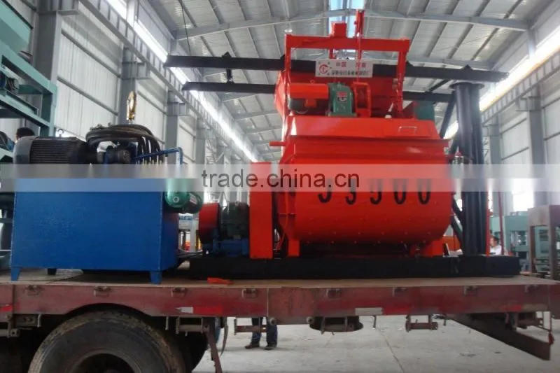 Best Quality Concrete Mixer, 750L Twin Shaft Concrete Mixer Js750