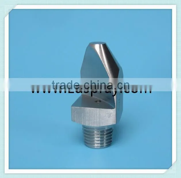 Narrow angle flat fan water jet nozzle