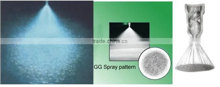Wall Mounted Standard Angle Solid Cone Spray Nozzle
