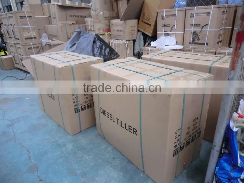 high quality diesel power tiller machine with gear box