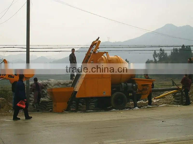LCMP30 building machine portable concrete pump with agitator