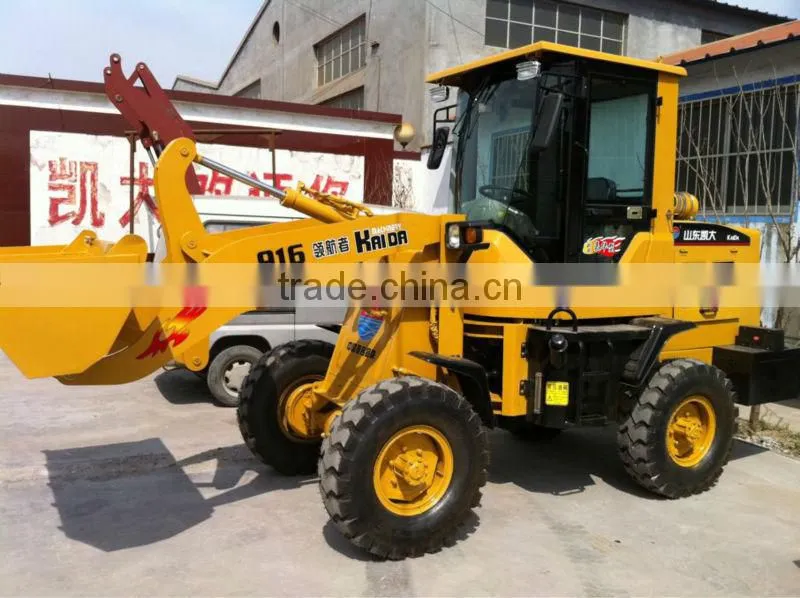 1.6 tons wheel loader shovel loader mucking loader