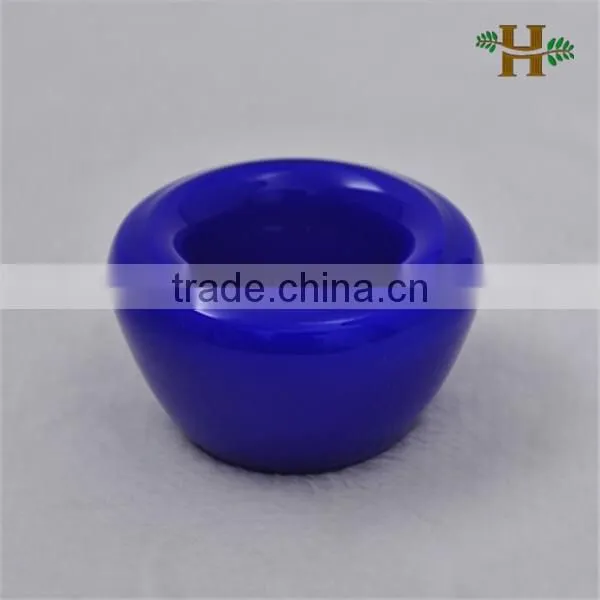 Sphere shape delicate round glass candle holder, wholesale in high quality