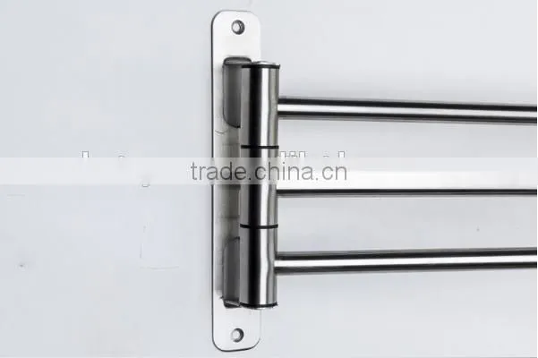 Fashion Bathroom Design Stainless Steel 3 Tiers Removable Towel Rail
