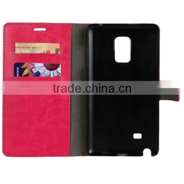 Made in China PU Leather Flip Cover Sublimation Leather flip case for Samsung N9150, leather wallet case