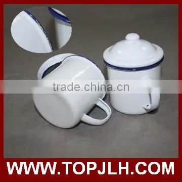 Wholesale enamel camping mug custom printed enamel mug cup