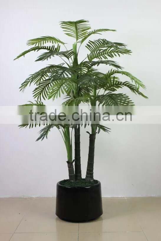 fake plastic plant green palm and banana trees suppliers