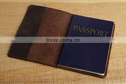 Genuine leather Tianhooo Leather Passport Cover & Holder for Men Women Passport Case